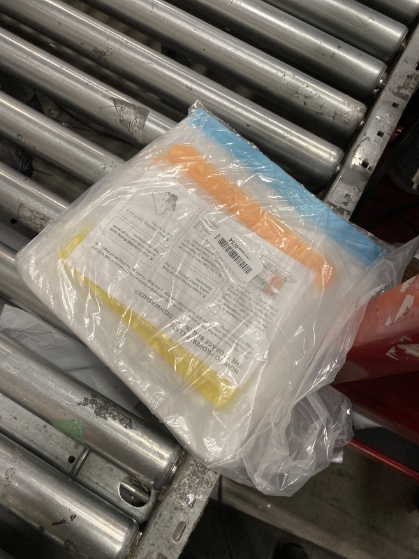 Photo 1 of 10 Pack Dishwasher Safe Reusable Bags, Leakproof Reusable Freezer Bags, BPA Free Food Storage Bags for Lunch Marinate Food Travel - 3 Gallon 3 Snack 4 Sandwich Bags