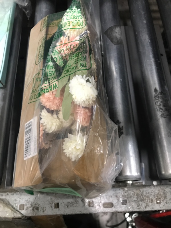 Photo 1 of 10 Pcs Fake Flowers, Artificial Mums With Long Stems, Faux Pompon Mums Floral Arrangement, 3 Mixed Colors Plastic Flowers Silk Dried Flowers Home Decor, Fall Decorations For Home Vase(No Vase)