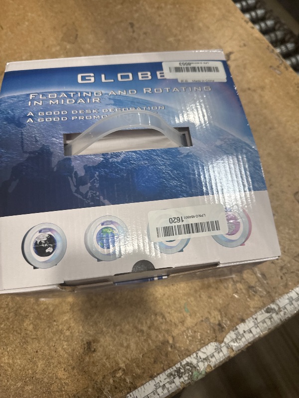 Photo 1 of ***PARTIAL SET - PRICE ADJUSTED***
Ahilzam Magnetic Levitating Globe with O Shape Levitation and Multicolor LED Lights, Touch Control for Desk Decor