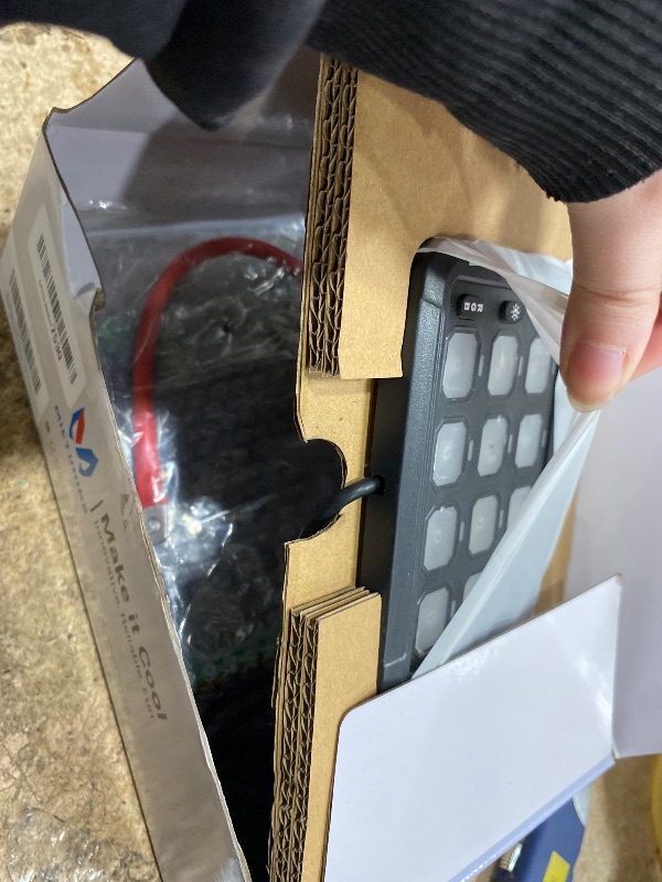 Photo 1 of ** Missing accessories**
MICTUNING P1s RGB 5 Inch 12 Gang Switch Panel, High Power 6 Level Brightness Multifunction Toggle Switch Momentary Circuit Control Relay System Box for Truck RV Offroad Marine, w/Silicone Cover