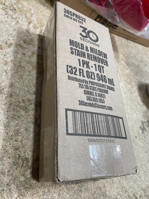 Photo 1 of 30 SECONDS Pro Mold and Mildew Stain Remover | Scrub Free | Brighter Results Instantly | Ready To Use | 32 Fl. Oz.