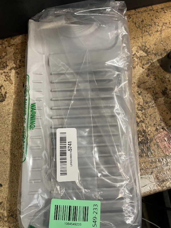 Photo 1 of 24'' Folding Faucet Mat for Kitchen Sink Splash Guard[7° Slope Fast Self-draining][Snap Lock Fit] Kitchen Sink Faucet Mat Splash Guard Kitchen Sink Area Water Splash Guard Behind Faucet Draining Mat