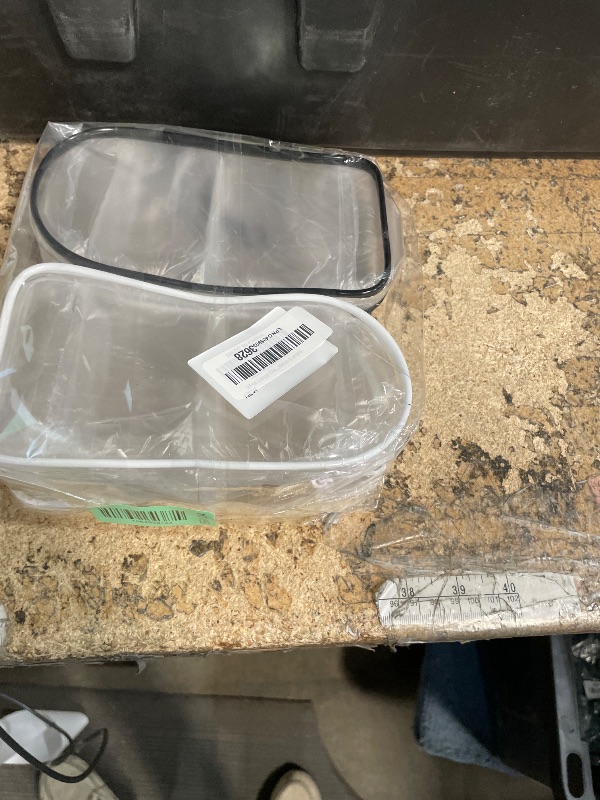 Photo 1 of 2Pcs Large Clear Figure Display Bag with Keychain,Mini Doll Hanging Blind Box,Carrying Case Lipstick Charm for Collectibles (Large)