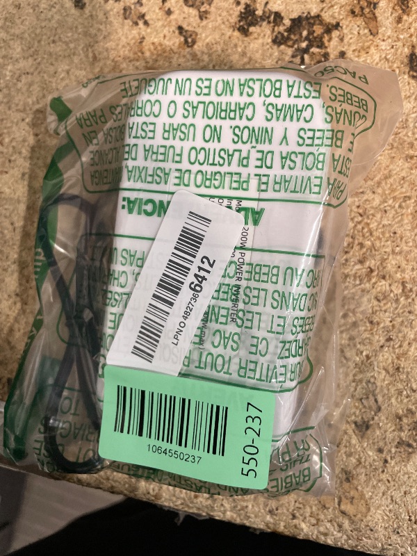 Photo 1 of 200W Car Power Inverter, Blubluman DC 12V to 110V AC Car Plug Adapter Outlet with 30W PD Charger, QC3.0 Fast Charger 24W, Power Inverter for Vehicles, Outlet for Laptop Computer Charger