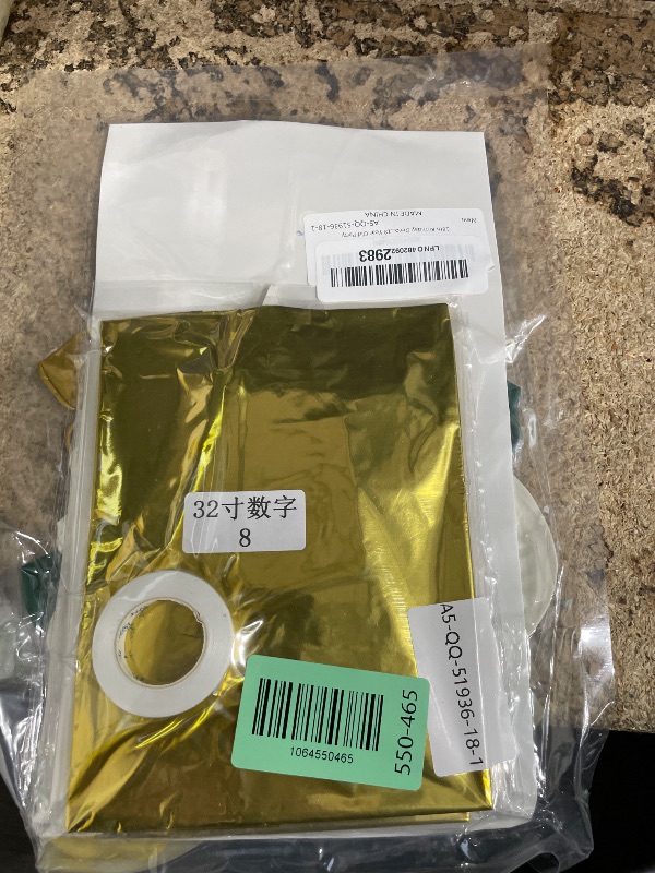 Photo 1 of 18th Birthday Decorations - Happy 18th Banner, Cake Topper, Foil Balloons in Sage Green, White, Gold for 18 Year Old Party