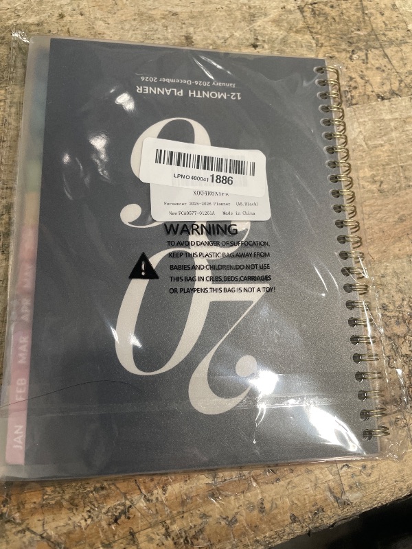 Photo 1 of 2026 Planner Weekly and Monthly, Jan - Dec 2026, 6.3" x 8.4”, Small Agenda Planner for Women, Aesthetic Calendar Planner with Spiral Bound, Month Tab, Flexible Cover for School, Office (A5, Black)