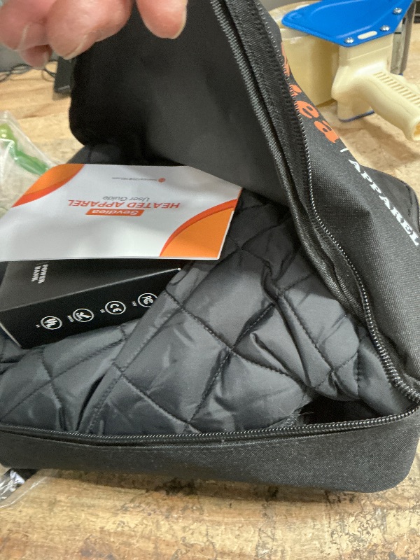 View 3 of ***Missing Batteries*** Sevdiea Women's Quilted Heated Vest with Battery Pack 16000mAh 7.4V, Warming Heated Vest for Women, Electric Heating Vests Black-S