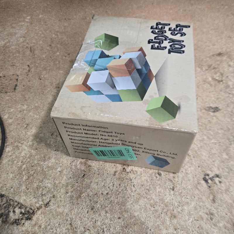 Photo 1 of (missing few) Scientoy Fidget Toy Set, 35 Pcs Sensory Toy for ADD, OCD, Autistic Children, Adults, Anxiety Autism to Stress Relief and Anti Anxiety with Motion Timer, Perfect for Classroom Reward with Gift Box