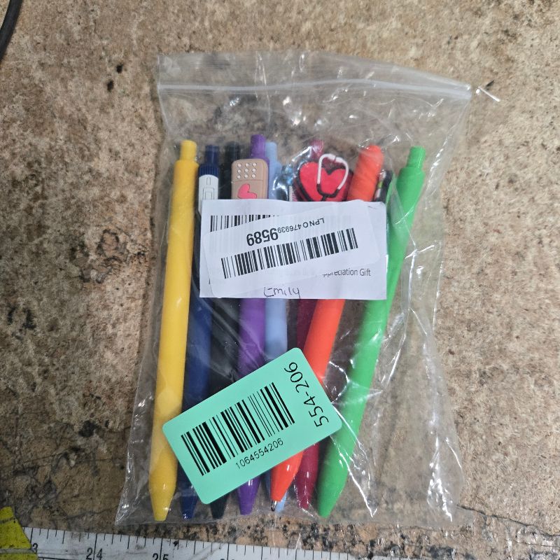 Photo 1 of 10 PC Nurse Pens | Funny Best Cute Nurses Pen Set Accessories for Work, Nursing Student, Medical Assistant, NICU, ER, ICU; Must haves Gifts, Essentials, Nurses Week Bulk, Appreciation Gift
