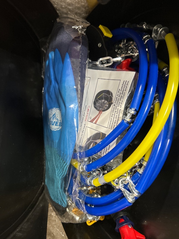 Photo 1 of (unkown model view images) Snow-Chains Auto Fixing 1 Min Quick Fit Easy Installation Tire-Chains, Portable Reusable Universal Emergency Tire Traction Chain for Passenger Car, Pickup Trucks and SUV - Set of 2 (HKN-140)