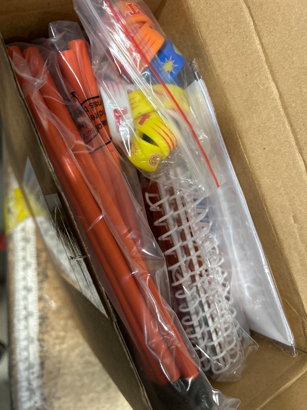 Photo 1 of (packaged, unopened) Vertintong 110 Pcs Dart Battle Party Favors Back to School Gifts Includes Dart Party Favor Bags Silicone Wristbands Badges Notebook Keychain Stickers Bendable Pencil for Birthday