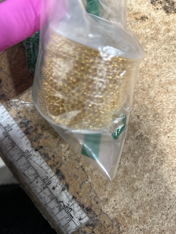 Photo 1 of 1 roll* SWTOOL 60 Feets /20 Yards Metal Gold Link Chains, Iron Bulk Curb Chain for DIY Craft Jewelry Chain Making, 1 Rolls x 10 Yards (Gold)