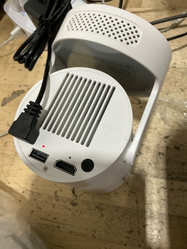 Photo 1 of [Built-in Apps & 2026 Upgraded] Mini Projector with WiFi 6 and Bluetooth 5.4 Support 4K 1080P Auto Keystone 180° Rotatable Projector Portable Compatibile with HDMI/TV Stick/Memory Stick/Laptop, White