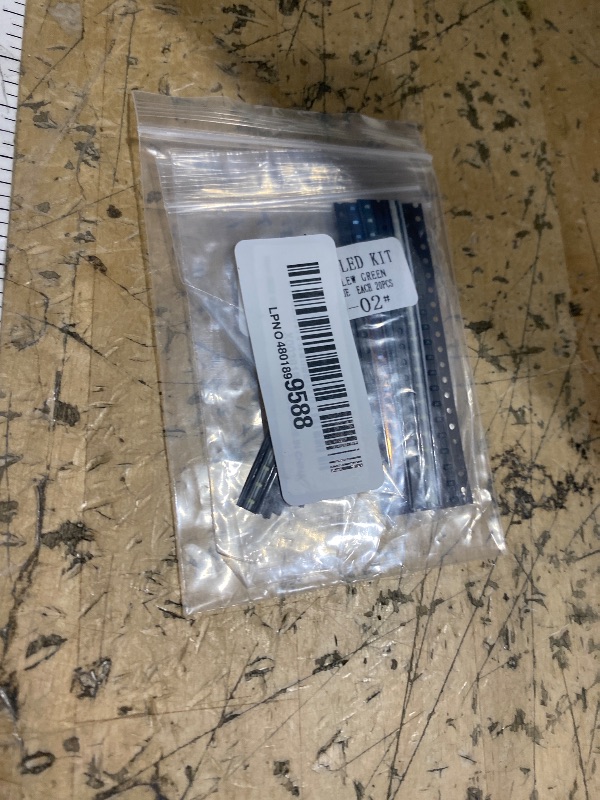 Photo 1 of (5 Colors x 40 pcs = 200 pcs) 0603 SMD LED Diode Lights Assorted Kit (Mini Chip 1.6mm x 0.8mm for PCB DC 20mA) Super Bright Lighting Bulb Lamps Electronics Components Light Emitting Diodes Chips