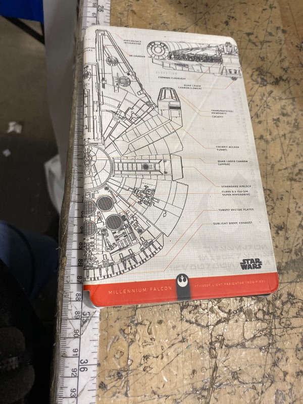 Photo 1 of ** NEED CHARGED**
BLACK AMAZON TABLET WHIT STAR WARS CASE

