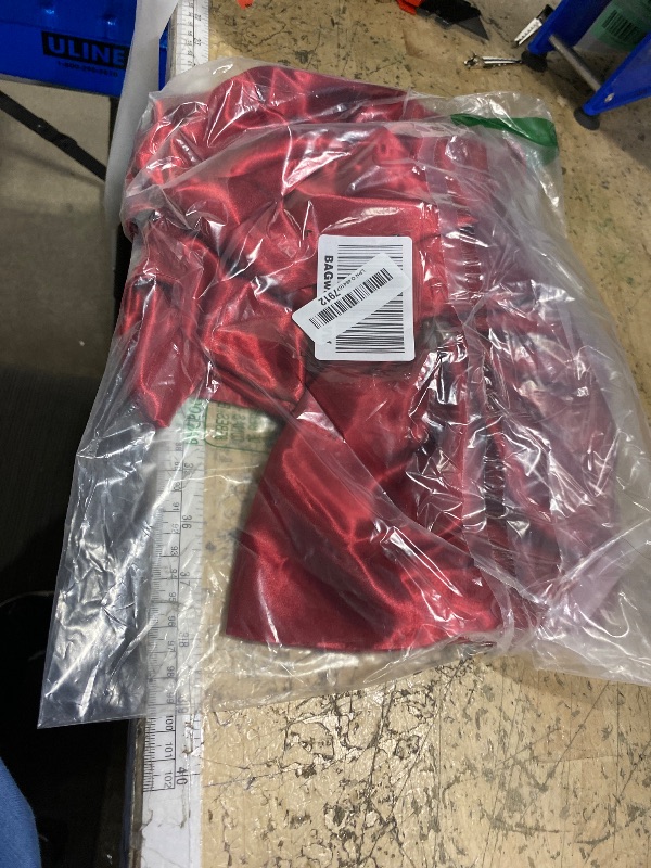 Photo 1 of 16 x 42 Inches Extra Large Christmas Satin Bows Christmas Tree Topper Decorations Xmas Tree Toppers Bows?Bows for Home Wreath Wall Backdrop Birthday Wedding Party Decorations(Deep Red)