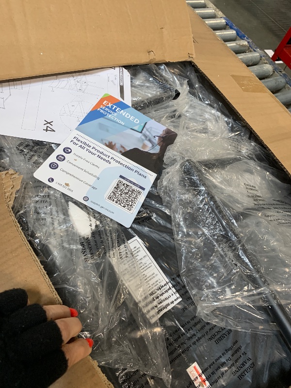 Photo 1 of ***FINAL SALE/NO RETURN, SOLD AS PARTS*** GarveeHome Dining Table Set for 4, Dining Room Table Set for 4 with Upholstered Chairs, Wood Kitchen Table Chairs Set of 4 with Corner Protector for Small Space, Kitchen, Apartment, Rustic Brown