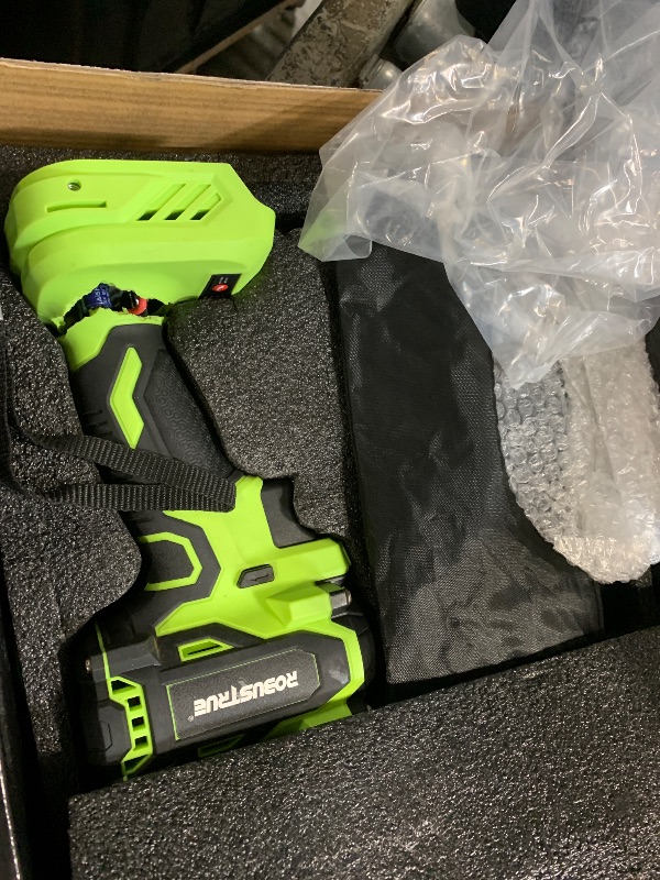 Photo 1 of *USED*
 Impact Driver: 21V 1/4" Hex Cordless Impact Driver, 230N.m (2,035in-lbs) Brushless Impact Driver Drill Set, 20Psc Screwdriver Bits, 2.0 Ah Battery, Variable Speed for DIY and Automotive
