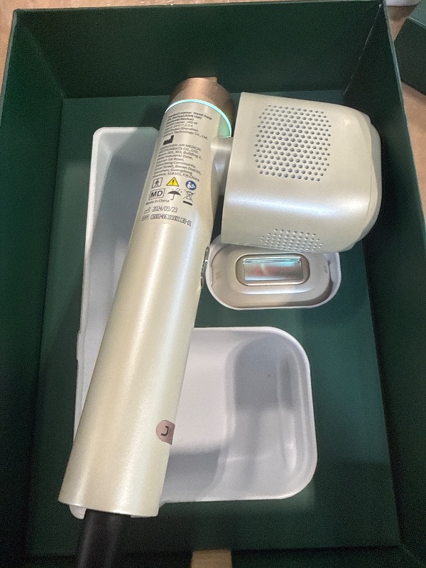 Photo 1 of ** UNKNOWN UNFUCTIONALITY***JOVS Laser Hair Removal, [24J Energy] IPL Hair Removal for Women and Men, 37°F Painless Sapphire Ice-Cooling Tech, 6 Modes for Whole Body Hair Removal Device, 2 in 1 Skin Rejuvenation, 330° Rotation
