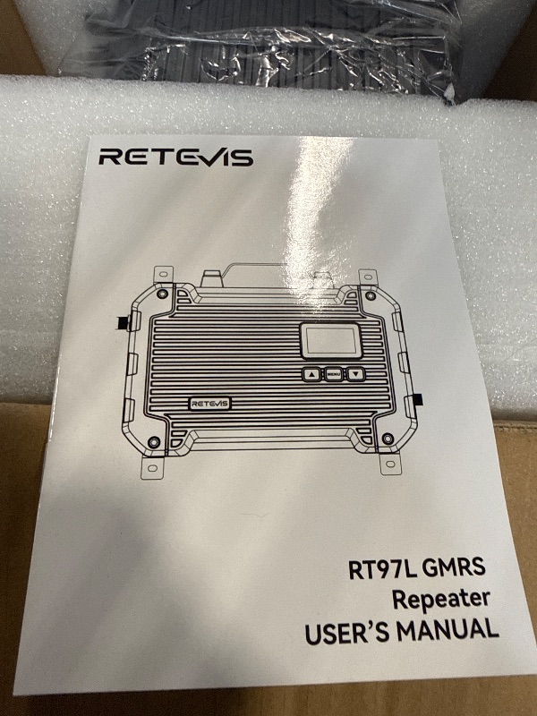 Photo 1 of (** UNKNOWN FUNCTIONALITY **3rd Gen RT97) Retevis RT97L GMRS High-Power Repeater, IP66 Waterproof, Long Range Base Station Compatible with Raspberry Pi for Emergency, Farms, Remote Areas & Home Use (1 Pack)