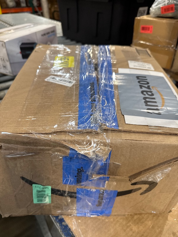 Photo 1 of ** UNKNOWN FUNCTIONALITY **Giraffe Tools Retractable Power Cord Reel, 50ft 12AWG/3C SJT Heavy Duty Extension Cord Storage Reel Wall/Ceiling Mount for Garage with Lighted Triple Tap