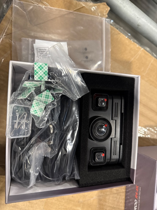 Photo 1 of ** UNKNOWN FUNCTIONALITY ** KEYROO 360° View 4K 4 Channel Dash Cam Front and Rear Inside Left Right, Built-in GPS, 5.8GHz WiFi, Car Dash Camera for Cars with App Connect, Support Parking Mode, G-Sensor, Free 128GB Card