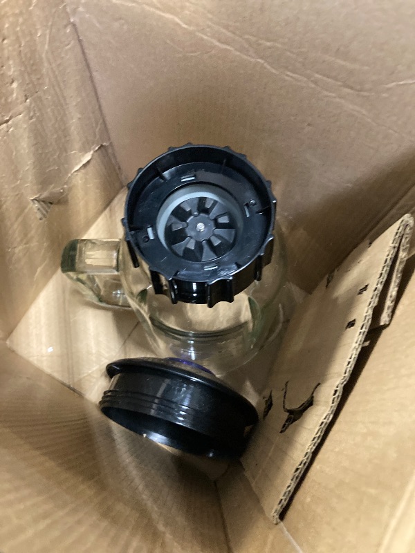 Photo 1 of ****MISSING PART*** BLACK+DECKER Countertop Blender with 6-Cup Glass Jar, 10-Speed Settings, Black, BL2010BG