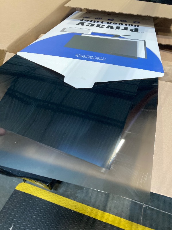 Photo 1 of [2-Pack] 24 Inch Privacy Screen for Computer Monitor 16:9 Aspect Ratio, Eye Protection Anti Blue Light Glare Shield, 24inch Removable Black Blackout Anti Spy Desktop Security Private Filter