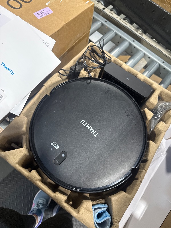 Photo 1 of ***USED **** Thamtu Robot Vacuum Cleaner with Smart Navigation, Powerful Robotic Vacuum Cleaner and Mop for Pet Hair, APP Control, Carpet,Voice Control, Hard Floor, Auto-Recharge