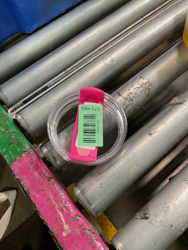 Photo 1 of 1 Pcs Replacement 40 oz Tumbler Lid Compatible with Stanley Cup, Dustproof Spill Proof Splash Resistant Tumbler Covers Fit for Stanley Tumbler and More Coffee Mugs (Hot Pink)