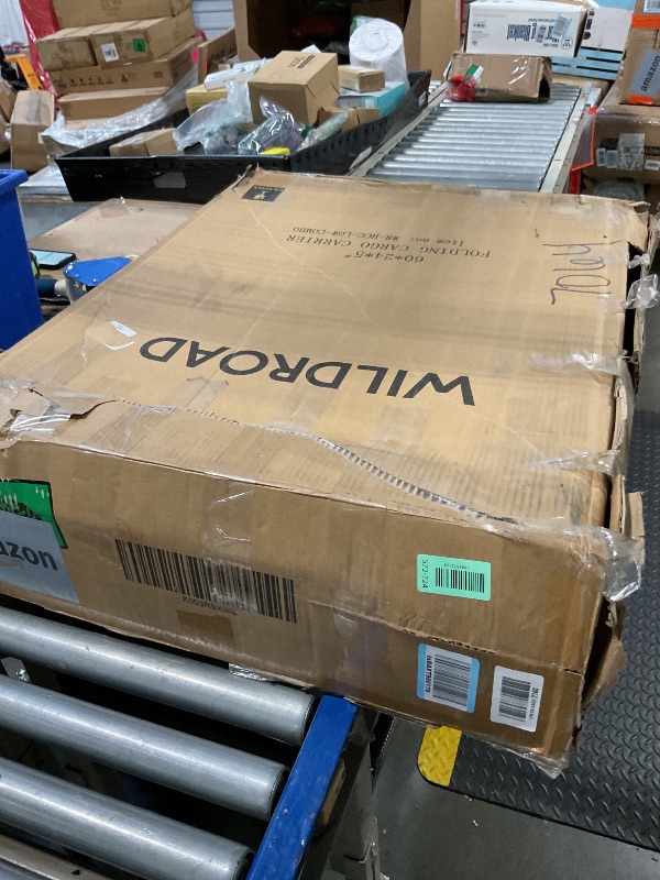 Photo 1 of ** FINAL SALE SOLD AS IS VENTA FINAL VENDIDO TAL CUAL, SIN DEVOLUCIONES**

Wildroad Hitch Cargo Carrier Basket Combo 60" x 24" x 6" 500 LBS Folding Trailer Hitch Cargo Carrier Fits 2" Receiver with 18.2 Cubic feet Cargo Bag, Hitch Stabilizer, Cargo Net an