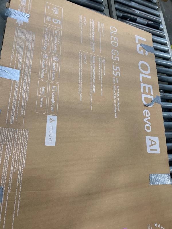Photo 1 of ***FINAL SALE*** LG 55-Inch Class OLED evo AI Super Upscaling 4K G5 Series Smart TV w/Dolby Atmos & Vision, HDR10, Filmmaker Mode, Wow Orchestra, Alexa Built-in (OLED55G5WUA, 2025)