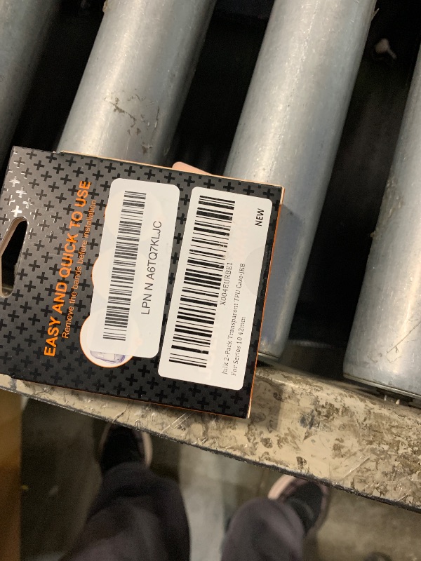 Photo 1 of [2 Pack] JULK 42mm Case with Screen Protector for Apple Watch 11 (2025), Slim Guard Bumper, Full Coverage Soft TPU Protective Cover for iWatch Series 11/10 42mm, Transparent