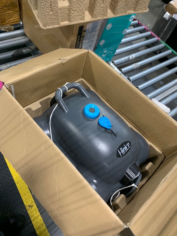Photo 1 of **MINOR DAMAGE**
Hinice Cordless Robotic Pool Cleaner,Automatic Pool Vacuum Robot for In-Ground/Above Ground Pools,150 Min Runtime, IPX8 Waterproof, 2200 Sq Ft Coverage (Dark Grey)