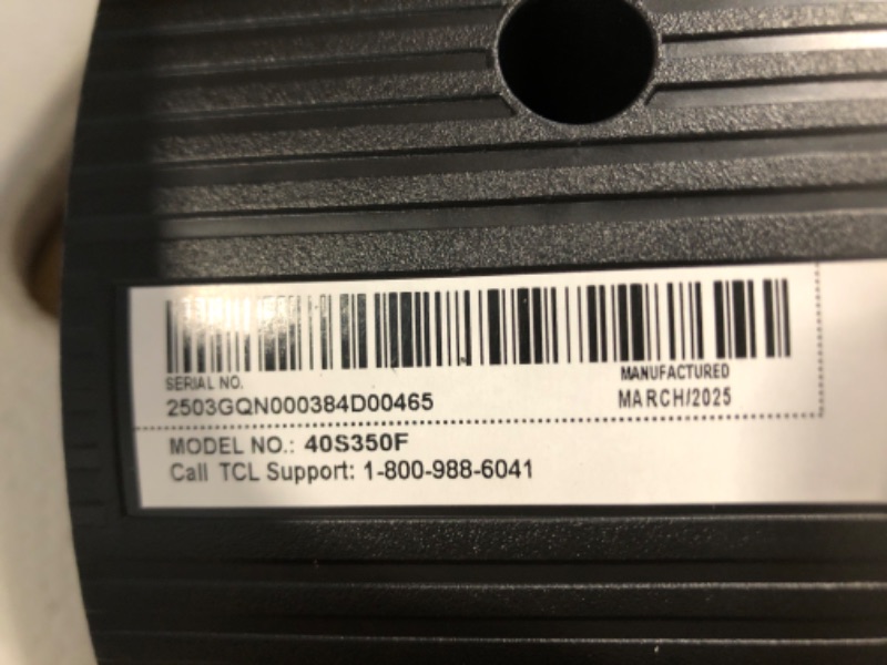 Photo 1 of ****Damaged Screen - Sold for Parts - Final Sale****TCL 40-Inch Class S3 1080p LED Smart TV with Fire TV (40S350F, 2023 Model), Alexa Built-in, Apple AirPlay Compatibility, Streaming FHD Television,Black