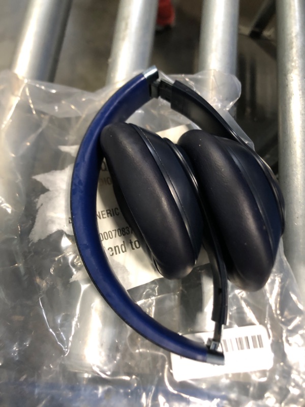 Photo 1 of ***MISSING CHARGING AND AUX CABLE***Beats Studio Pro - Premium Wireless Over-Ear Headphones- Up to 40-Hour Battery Life, Active Noise Cancelling, USB-C Lossless Audio, Apple & Android Compatible - Navy***MISSING CHARGING AND AUX CABLE***