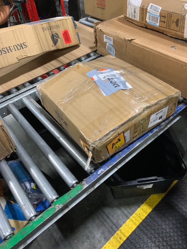 Photo 1 of ***Very Heavy Item*** VEVOR 49" Hay Spear, Bale Spears 1600lbs Loading Capacity, Skid Steer Loader Tractor Attachment with 2pcs 17.5" Stabilizer Spears, Quick Attach Spike Forks