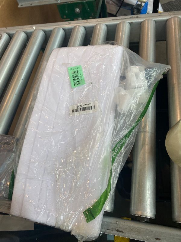 Photo 1 of ***MISSING BARS*** VTRIN 10 Tiers Shoe Rack Tall Large Capacity Wide Shoe Organizer Sturdy Shoe Shelf for Entryway with Two Hooks Metal Shoe Storage for Closet, Bedroom, White