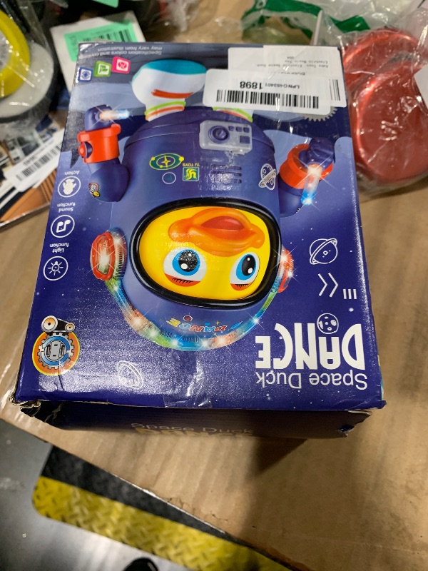 Photo 1 of ***Batteries not included *** Berry President Electric Space Duck, Electric Toys with Lights and Sounds, Moving Walking Dancing Toys for Toddlers
