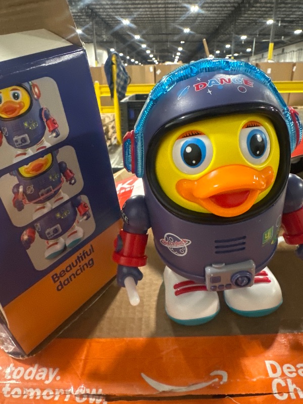 Photo 1 of ***Batteries not included *** Berry President Electric Space Duck, Electric Toys with Lights and Sounds, Moving Walking Dancing Toys for Toddlers