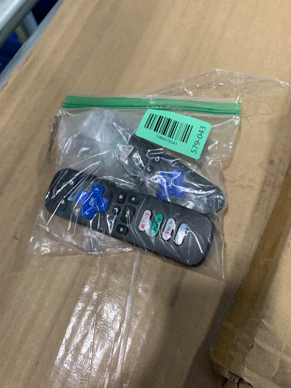 Photo 1 of (Pack of 2) Replacement Remote Control Only for Roku TV, Compatible for TCL Roku/Hisense Roku/Onn Roku/Sharp Roku/Element Roku/Westinghouse Roku/Philips Roku Smart TVs (Not for Roku Stick and Box)