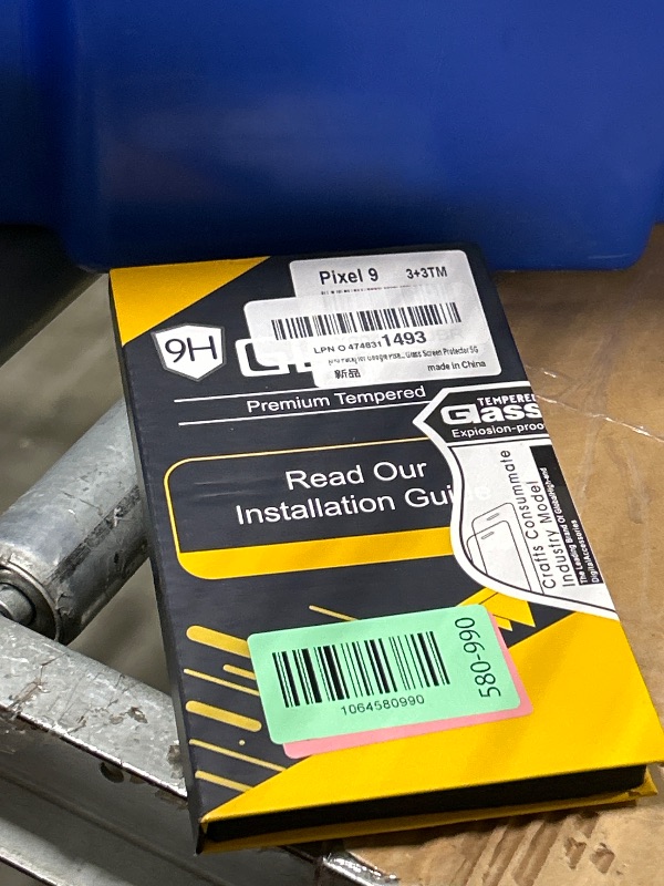 Photo 1 of [3+3 Pack] for Google Pixel 9 Screen Protector, 9H Tempered Glass, Ultrasonic Fingerprint Unlock, Case Friendly HD Clear for Google Pixel 9 Tempered Glass Screen Protector 5G