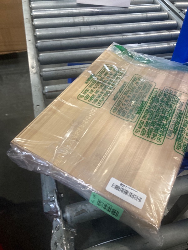 Photo 1 of **DAMAGED/LOOK AT LIVE PHOTO**
Krismax Serving Tray with Handles, Bamboo Breakfast Tray Wooden Trays Decorative Serving Platter for Eating, Working, Storing, Used in Bedroom, Kitchen, Living Room, Bathroom, Hospital and Outdoors CRACKED