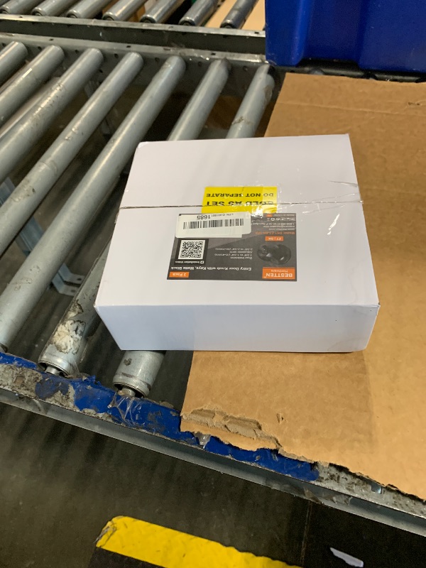 Photo 1 of [3 Pack] BESTTEN Keyed Entry Door Knob, Entrance Door Lock, Keyed Different, Standard Ball, Matte Black