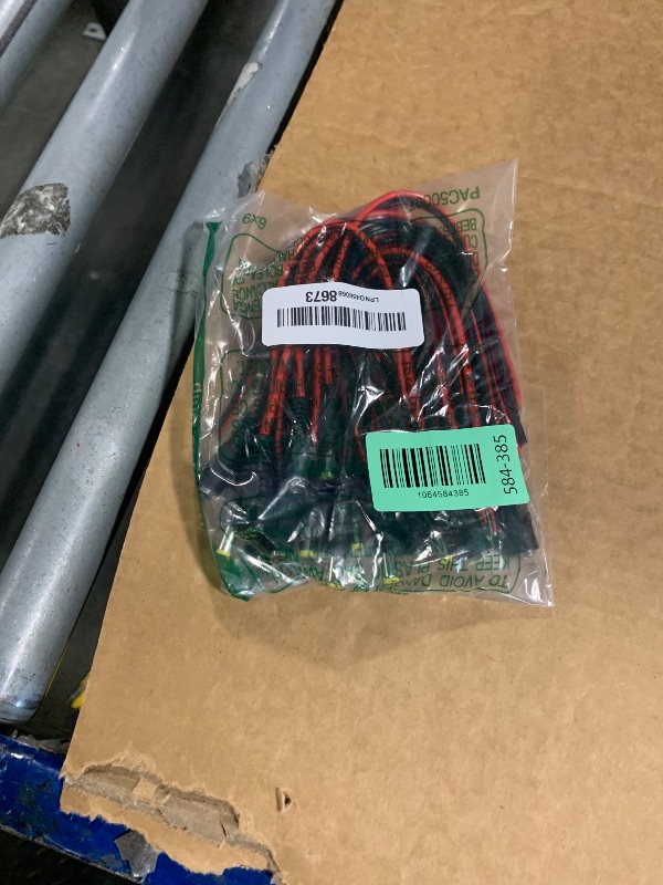Photo 1 of (Real 18AWG) 10 Pairs 12V 5A DC Power Pigtail Barrel Plug Connector Cable, 2.1mm x 5.5mm Male Female DC Pigtail Connectors for CCTV Security Camera and 12V Power Supply Adapter by MILAPEAK