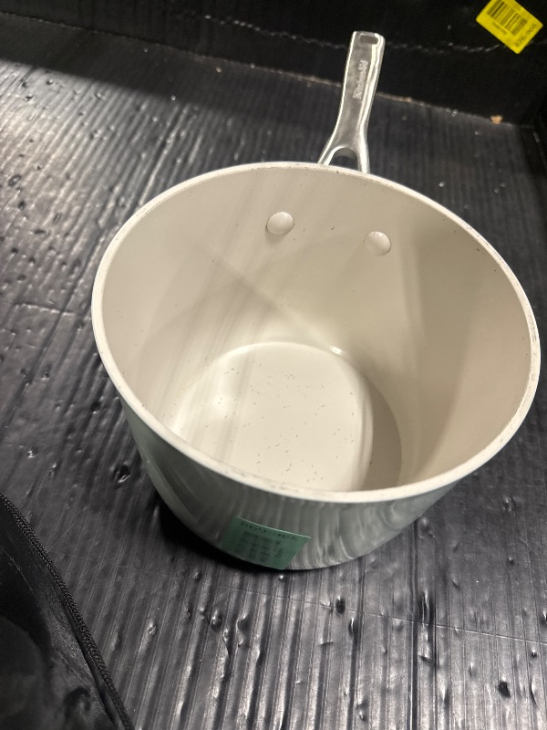 Photo 1 of ***MISSING PART*** KitchenAid Hard Anodized Ceramic Nonstick Cookware Sauce Pan with Lid, 3 Quart - Pistachio