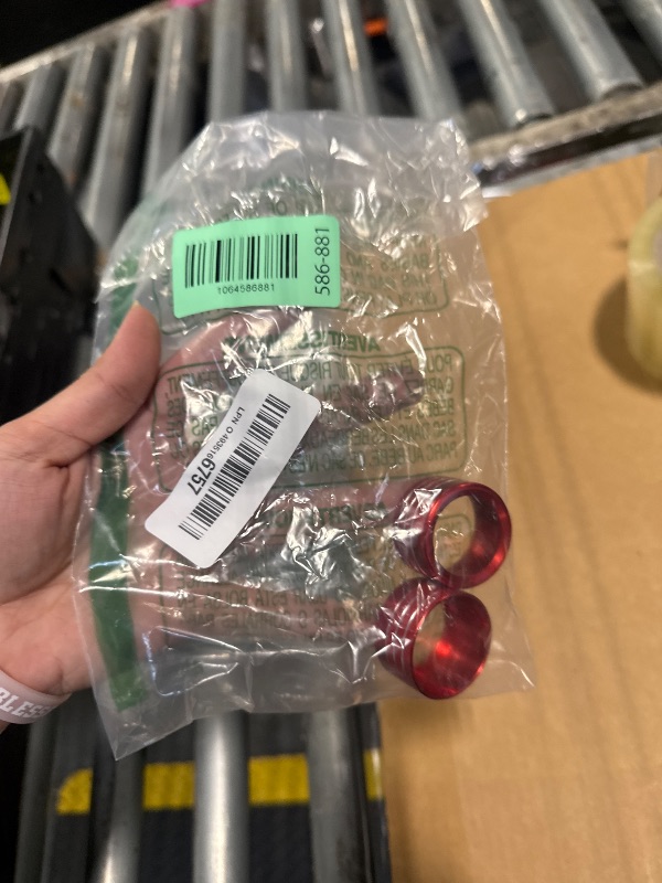 Photo 1 of ***only 2*** Center Console Air Conditioner Volume Knob Cover Compatible with Nissan Frontier 2022-2024, Car A/C Radio Switch Button Trim Ring Interior Accessories (Red)