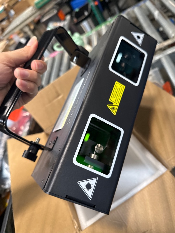 Photo 1 of ***CONTROL MISSING*** Animation Laser Light DJ Light, WorldLite Stage Party Lazer 3D RGB Full Color with DMX512, Music Sound & Remote, Great for Club Party Disco Lights Bar Wedding DJ Stage Lighting