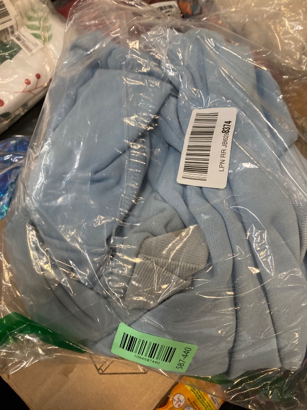Photo 1 of ***VERY USED/ DIRTY*** Arshiner Girls Oversized Hoodies Fleece Pullover Sweatshirts Sweatshirts Kids Light Blue Cute Outfits Fall Winter Clothes Size 8-10
