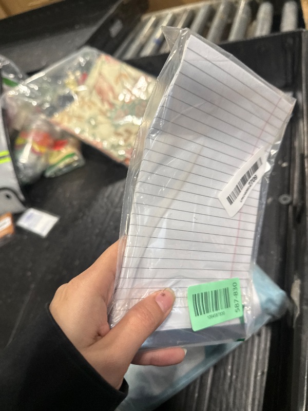 Photo 1 of ***ONLY 1 PIECE*** AILZFEI 6pcs Small Note Pad 5x8 College Ruled Legal Pads Paper Notepads 6 Pack Study Back Writing Pads 5 x 8 Legal Pads Perforated Narrow Ruled Pads of Paper White